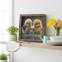 First Spring Friends Canvas Print