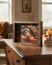 Little Pumpkin Bandit Canvas Print Exclusive