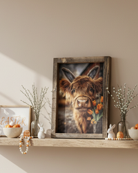 Tulip Peek Canvas Print