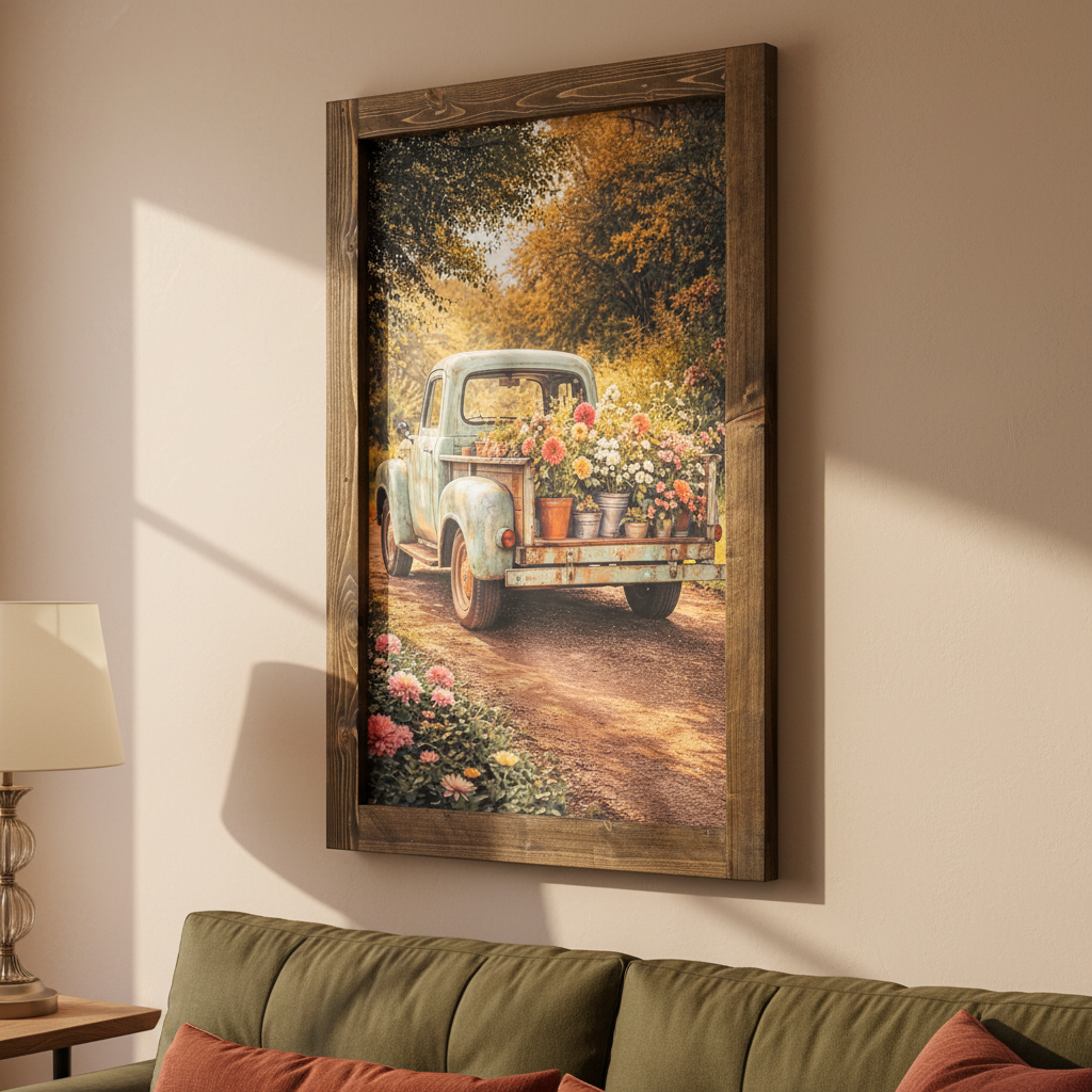 The Flower Load Canvas Print