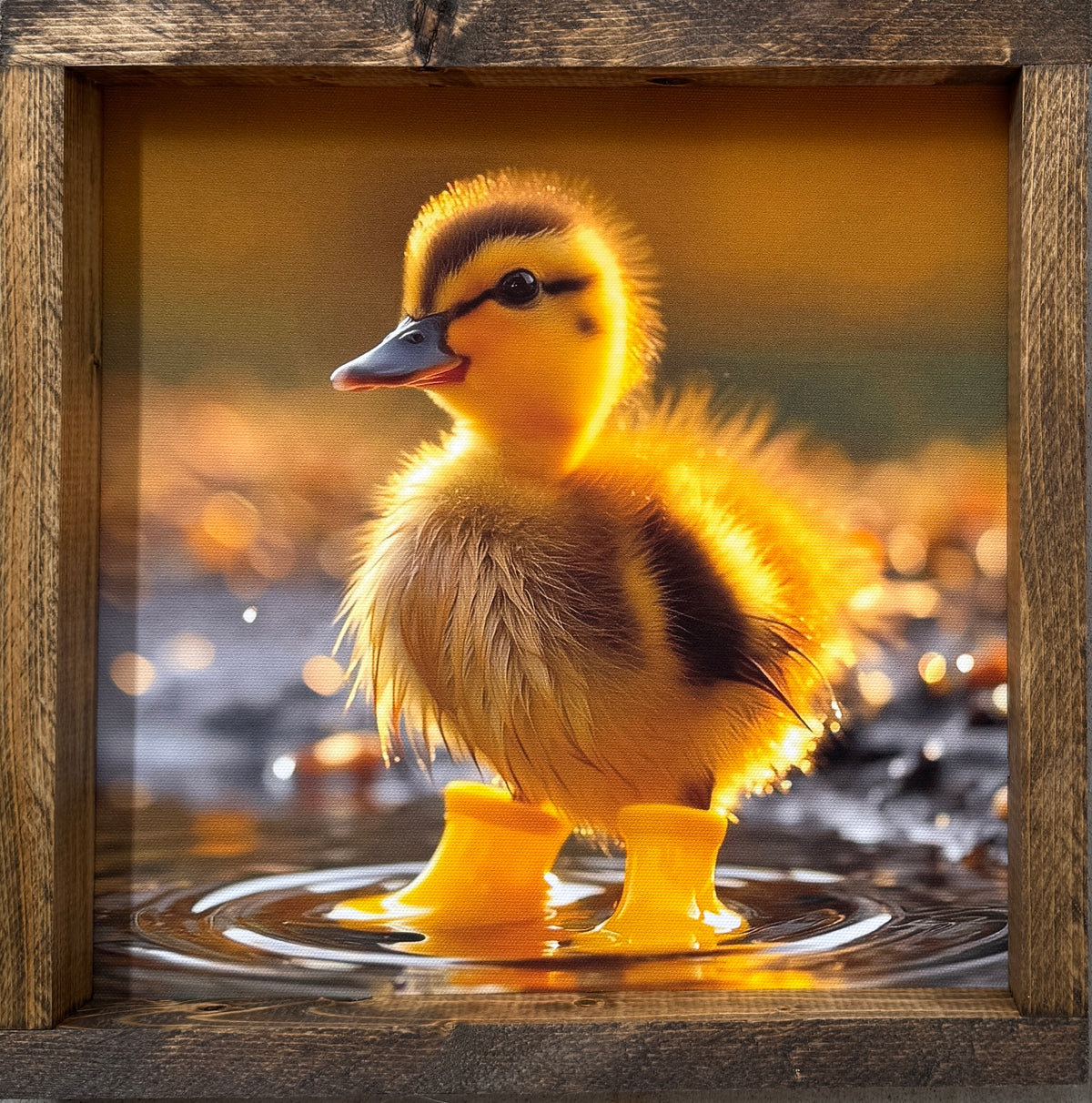 Little Rain Boots Canvas Print Exclusive