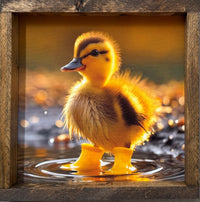 Little Rain Boots Canvas Print Exclusive
