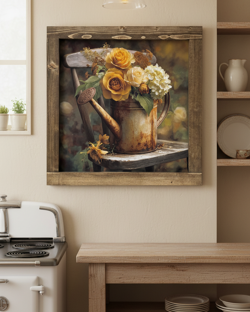 Soft Garden Ritual Canvas Print