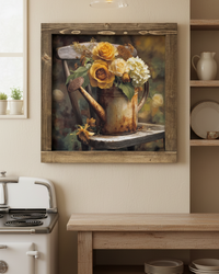 Soft Garden Ritual Canvas Print