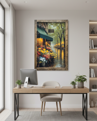 The Evening Flower Shop Canvas Print