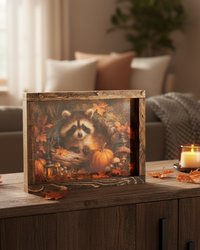 Little Pumpkin Bandit Canvas Print Exclusive