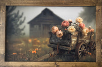 Petals on the Path Canvas Print