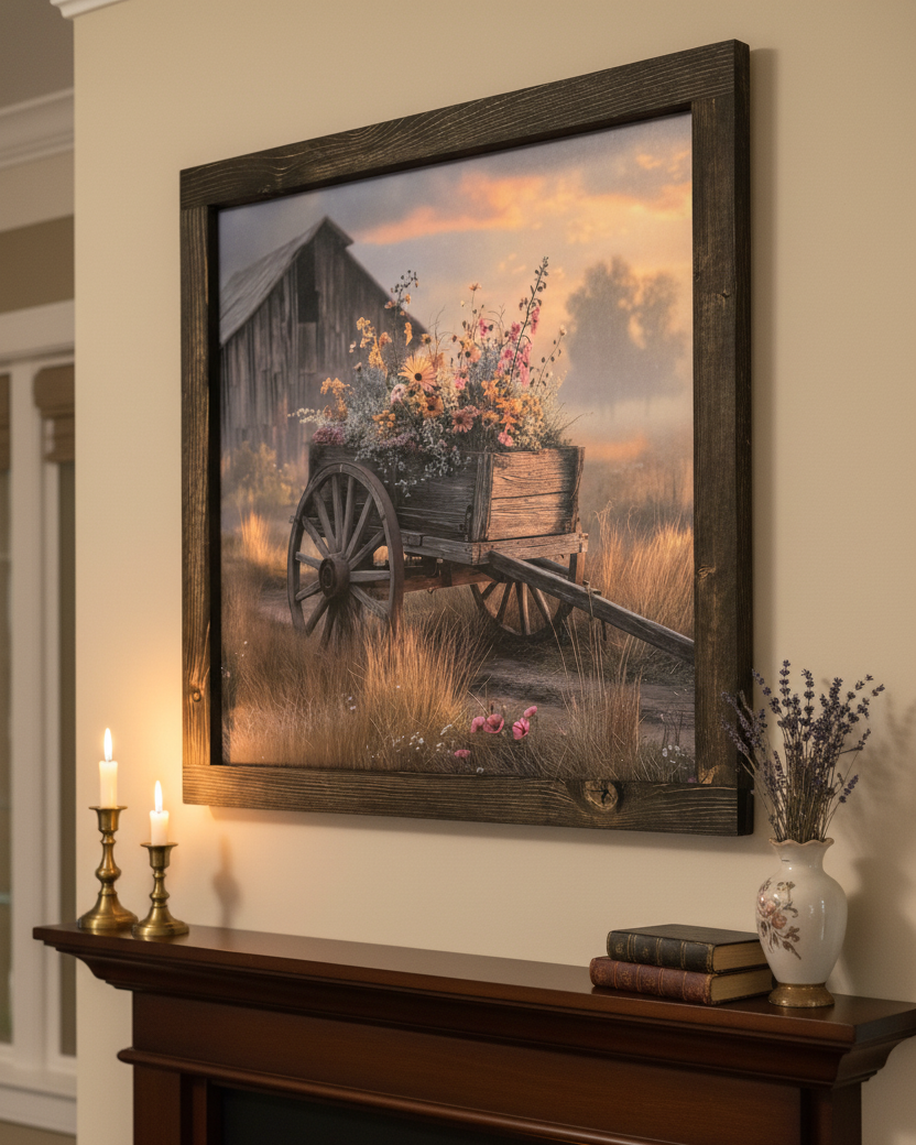 Bloomed in Grass Canvas Print