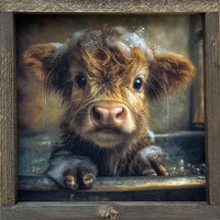 Bathtime Babe Canvas Print