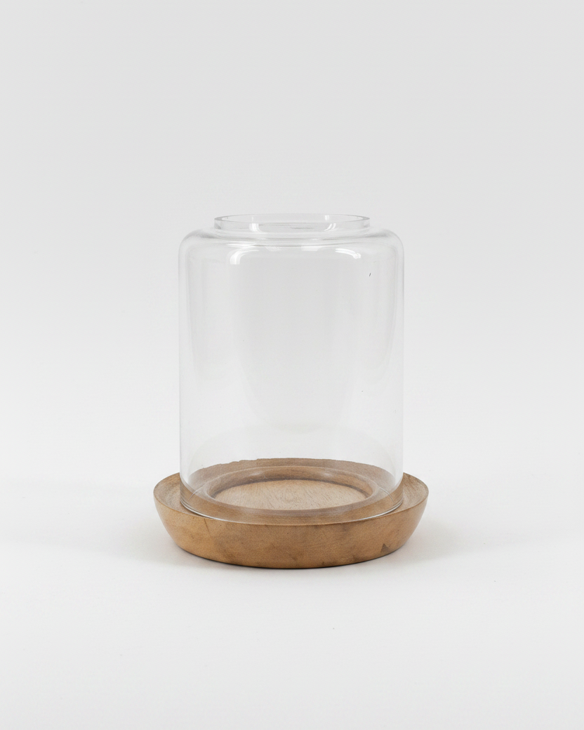 Mango Wood Base Hurricane