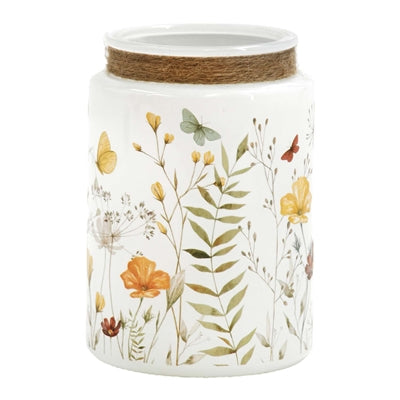 Wildflower Glass Jar