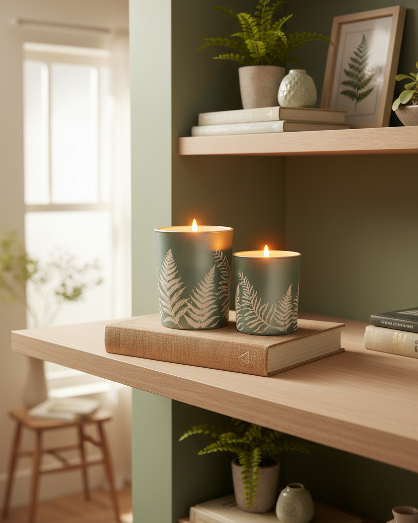 Fern Candle Holder