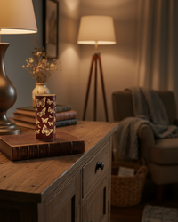 Butterfly Glass LED Cylinder