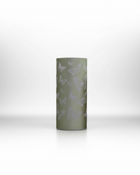 Butterfly Glass LED Cylinder