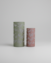 Butterfly Glass LED Cylinder