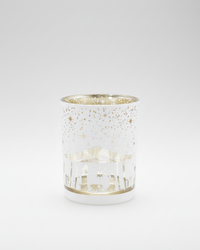 Nativity Mercury Glass Candle Holder