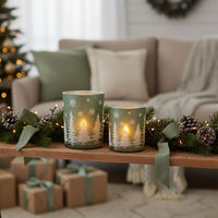 Green Forest Candle Holder