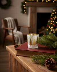 Golden Deer Glass Jars
