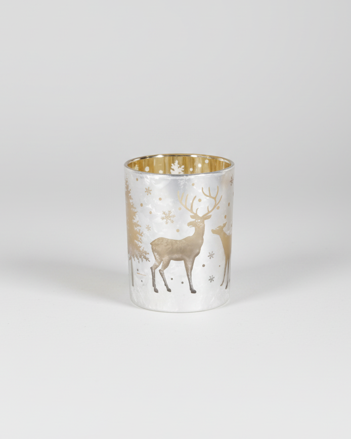 Golden Deer Glass Jars