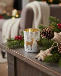 Golden Deer Glass Jars