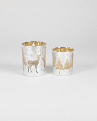 Golden Deer Glass Jars