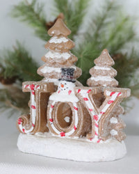 Gingerbread Joy Resin Decor