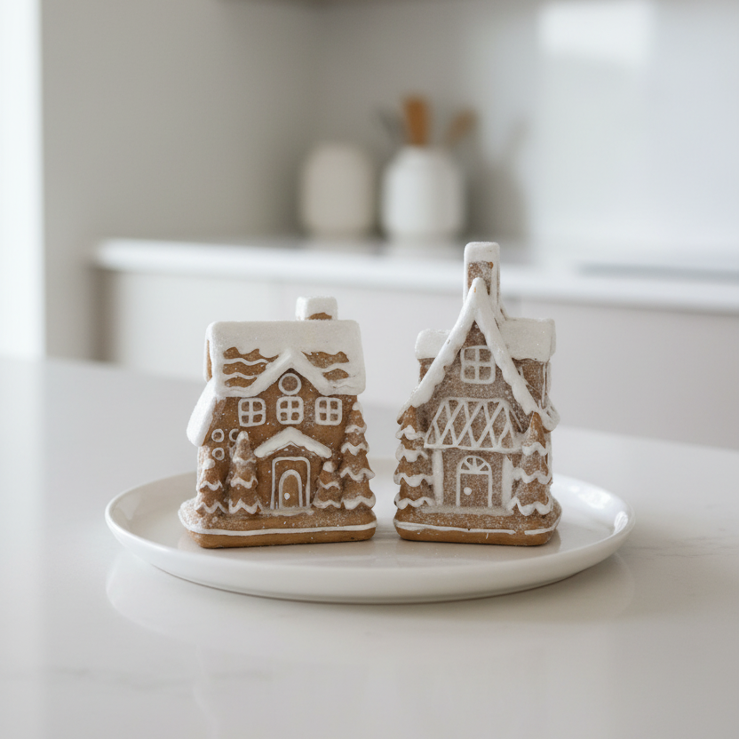 Petite Resin Gingerbread House