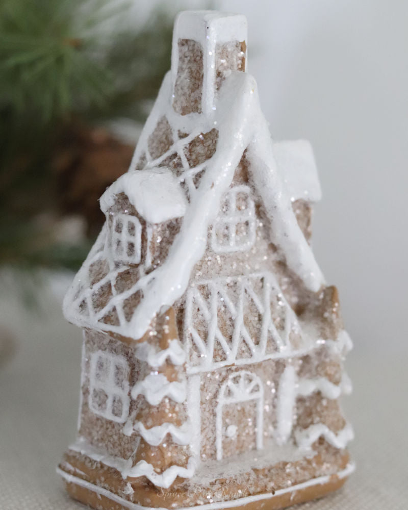 Petite Resin Gingerbread House