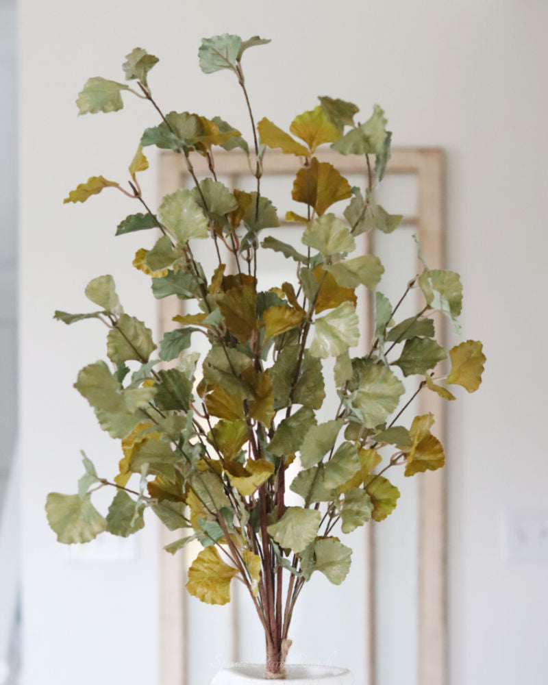 Green and Yellow Gingko Leaf Greenery Collection