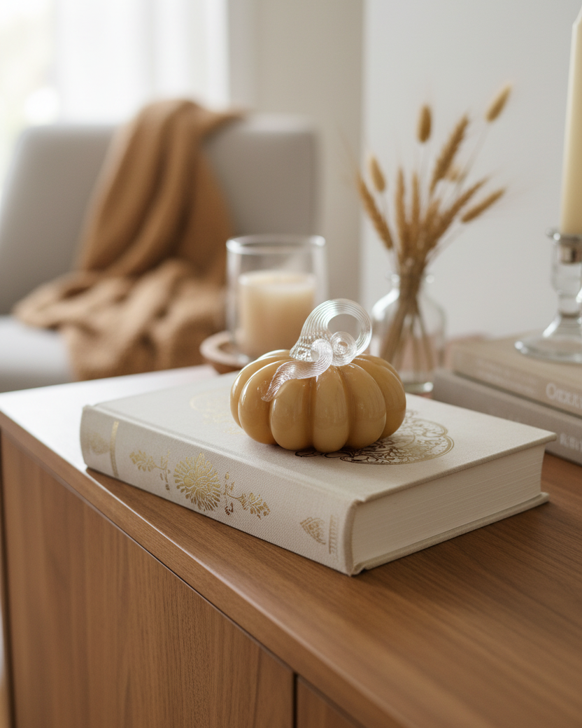 Glass Pastel Pumpkin