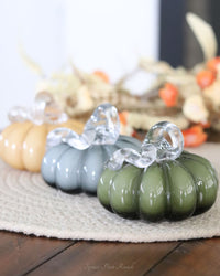 Glass Pastel Pumpkin