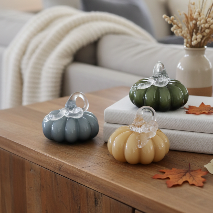 Glass Pastel Pumpkin