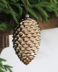 Coloured Glass Pinecone