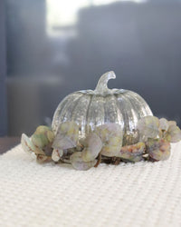 Light Up Mercury Glass Pumpkin
