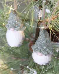 Green Tree Hat Gnome Ornament