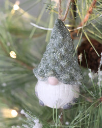 Green Tree Hat Gnome Ornament