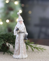 Gold Dusted Vintage Santa Figurine
