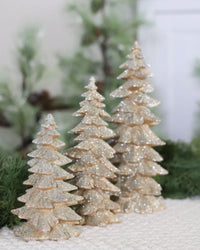 Gold Resin Glitter Tree