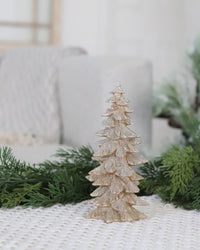 Gold Resin Glitter Tree