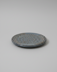 Wheat Design Garlic Grater Plate Crystal Blue