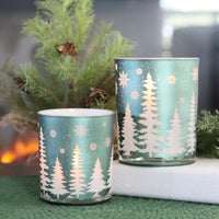 Green Forest Candle Holder