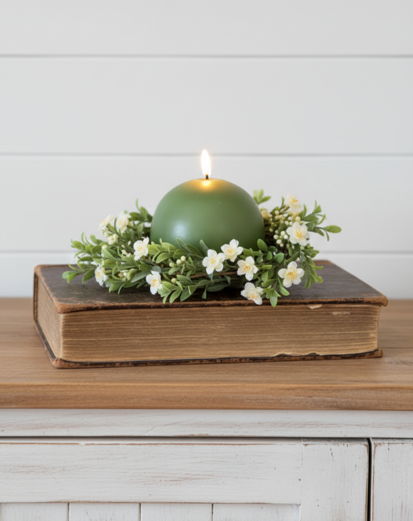 Luxlite Green Ball LED Candle