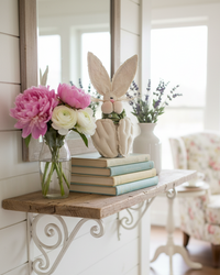 Daisy Scarf Big Foot Spring Bunny