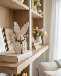 Daisy Scarf Big Foot Spring Bunny