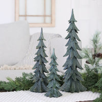 Green Resin Christmas Tree