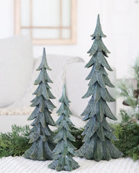Green Resin Christmas Tree