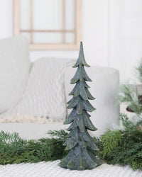 Green Resin Christmas Tree