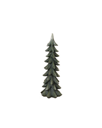 Green Aged Resin Christmas Tree Tall