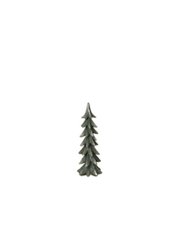 Green Aged Resin Christmas Tree Tall