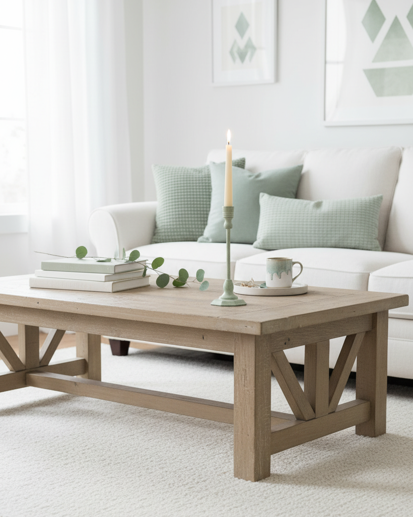 Green Metal Taper Candle Holder